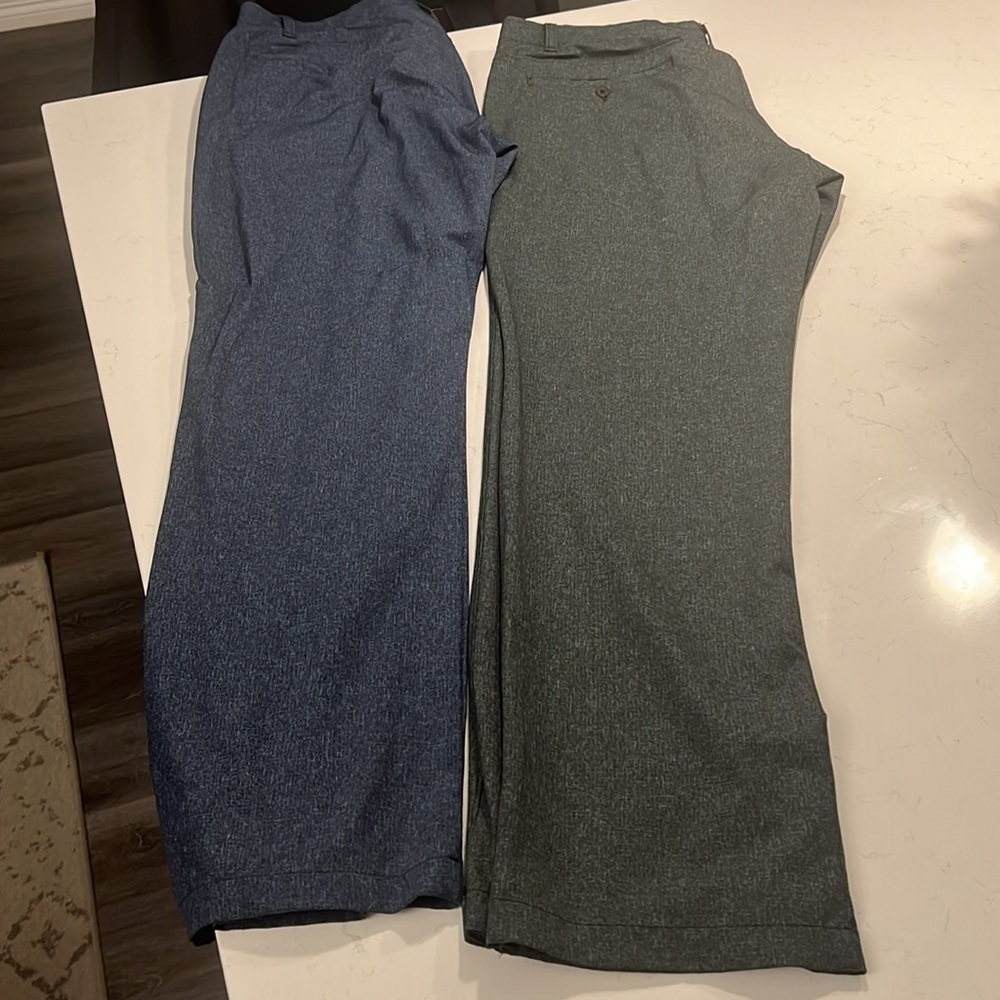 2 pairs Under Armour Golf UA Showdown Vented Pants 38X34